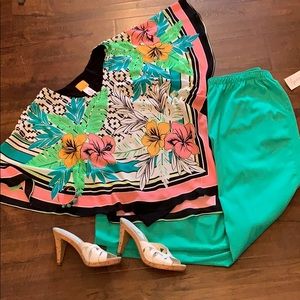 👠💄Allison Daily green pants